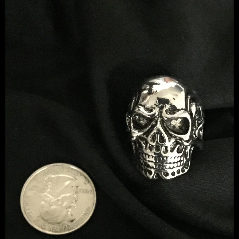 Biker style ring
